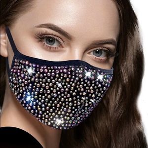 ⭐️ Bling Swarovski Crystal Handmade Face Mask